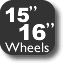 15" and 16" Wheels