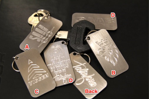 Keychains Stainless Engraved