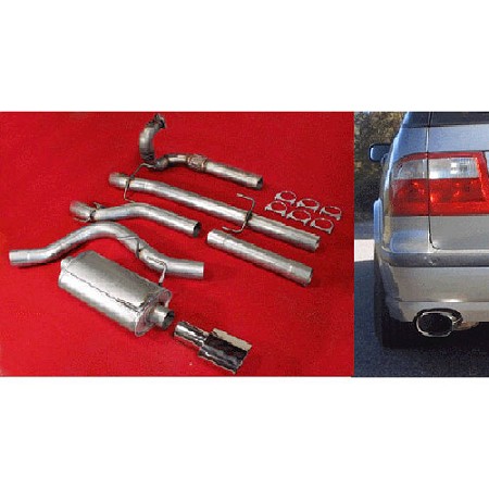 JT 3" Complete Exhaust for 9-5 99-03 (1 muffler Sport)
