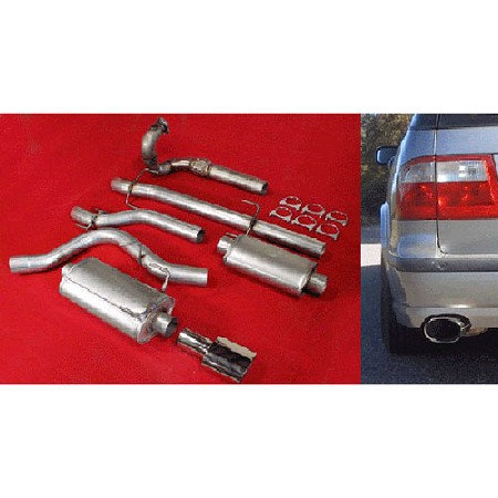 JT 3" Complete Exhaust for 9-5 99-03 (2 muffler)