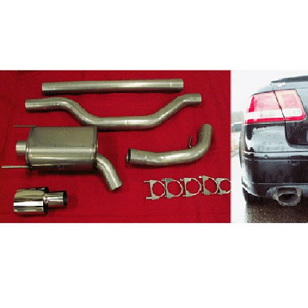 JT Cat Back 9-3 SS 03-06, CV04-06 3in (Loud 1 Muffler)