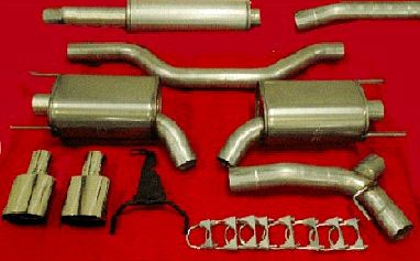 JT Cat Back 9-3 SS 03-06, CV04-06 3in (Twinpipe 3 Muffler)