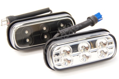LED Fender Blinkers Chrome or Black