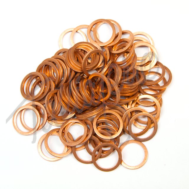 Copper Seal Rings 12mm / 14mm (Pair)