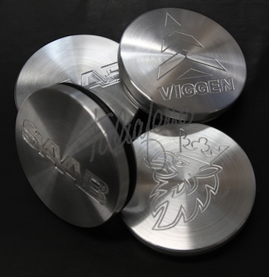 Machined Wheel cap Set for Factory Wheels